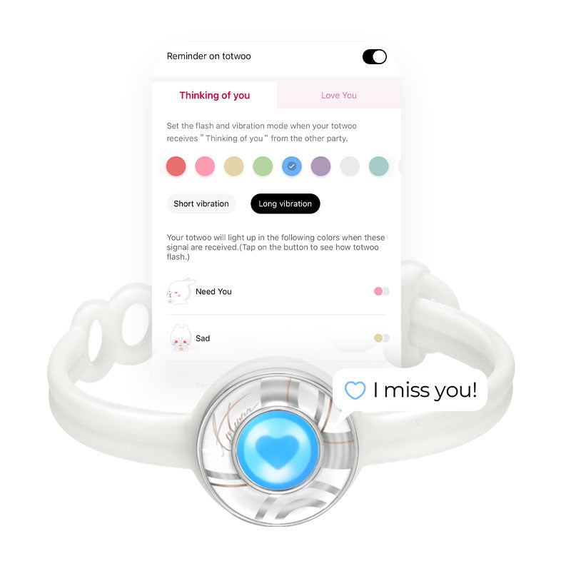 Bracelets tactiles Candy Wave (noir et blanc)