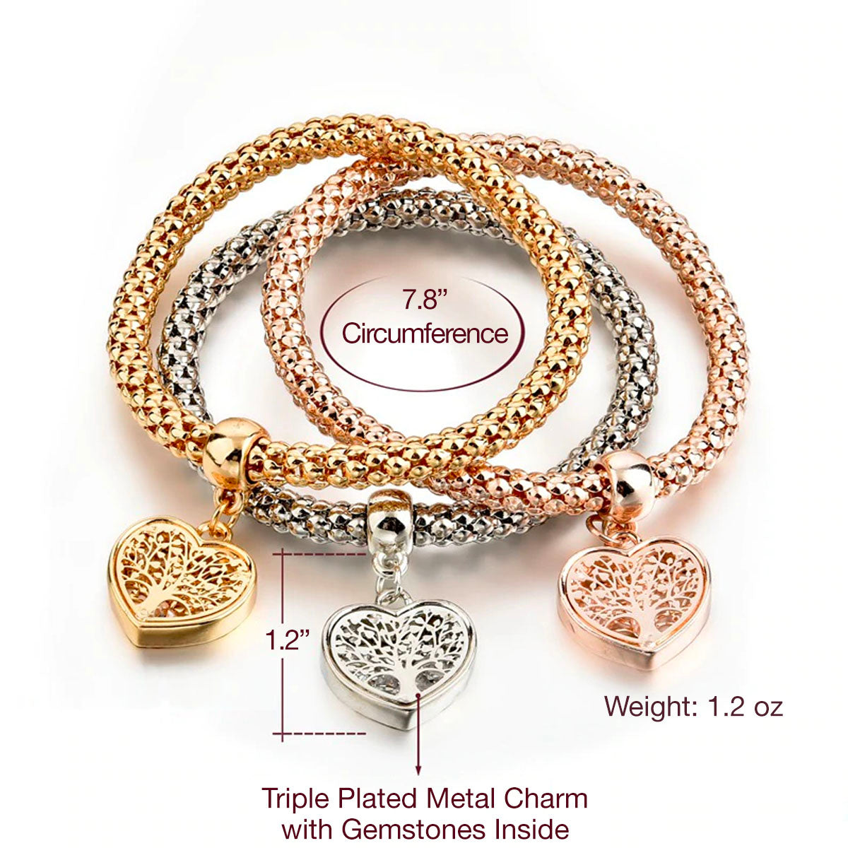 Baum des Lebens – Limitierte Auflage Herz-Charm-Armband