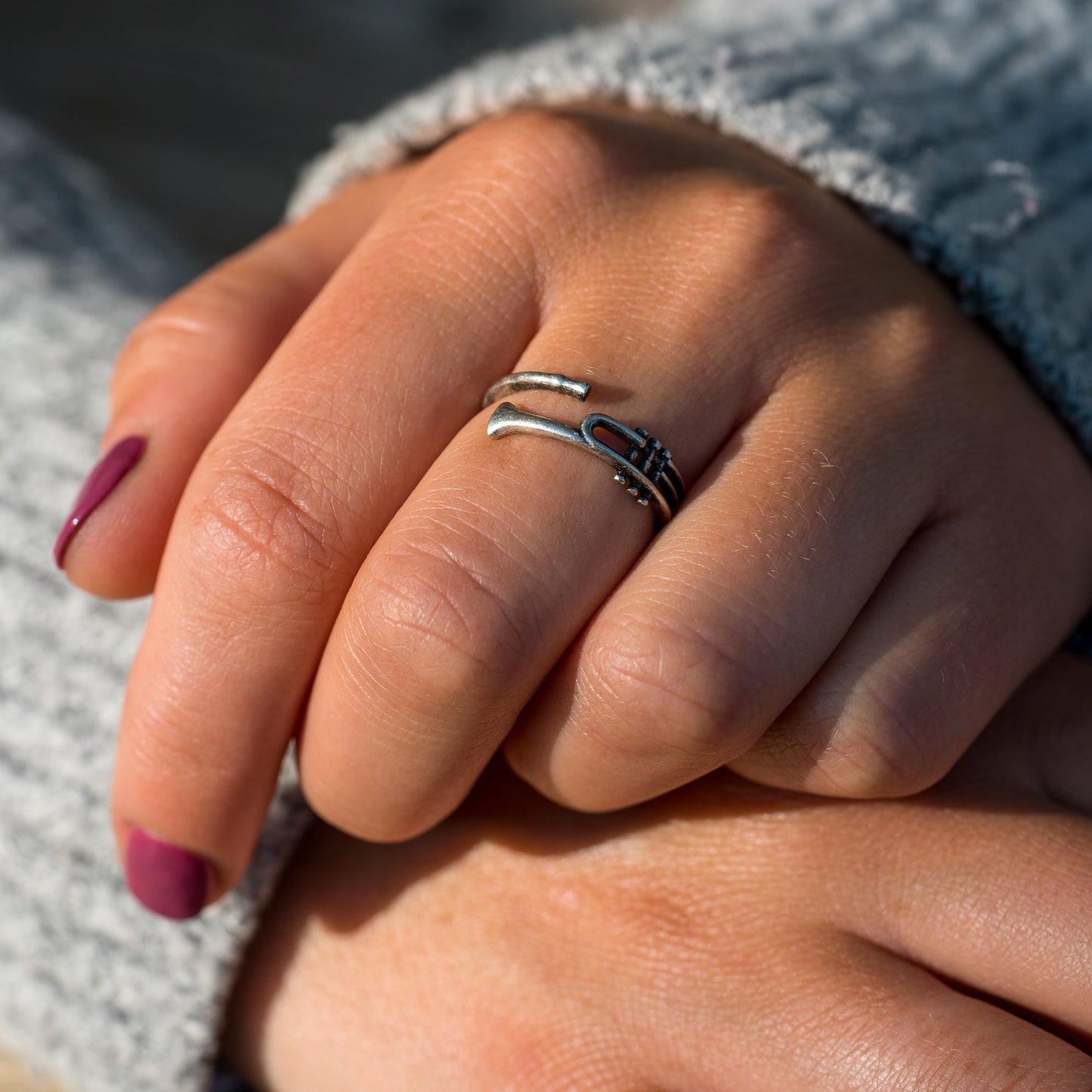 Bague enroulée pour trompette
