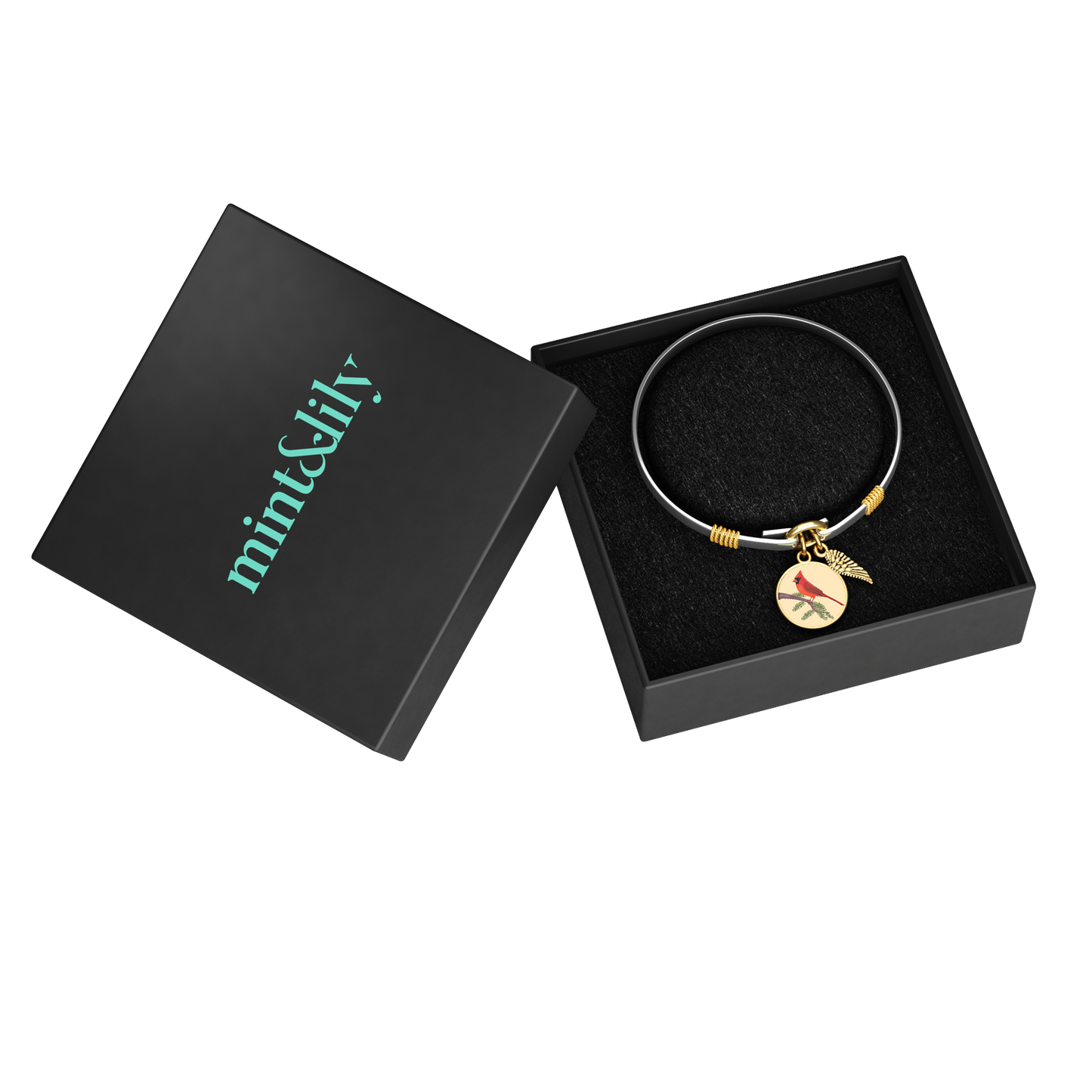 Cardinal - Two-Tone Custom Charm Bracelet