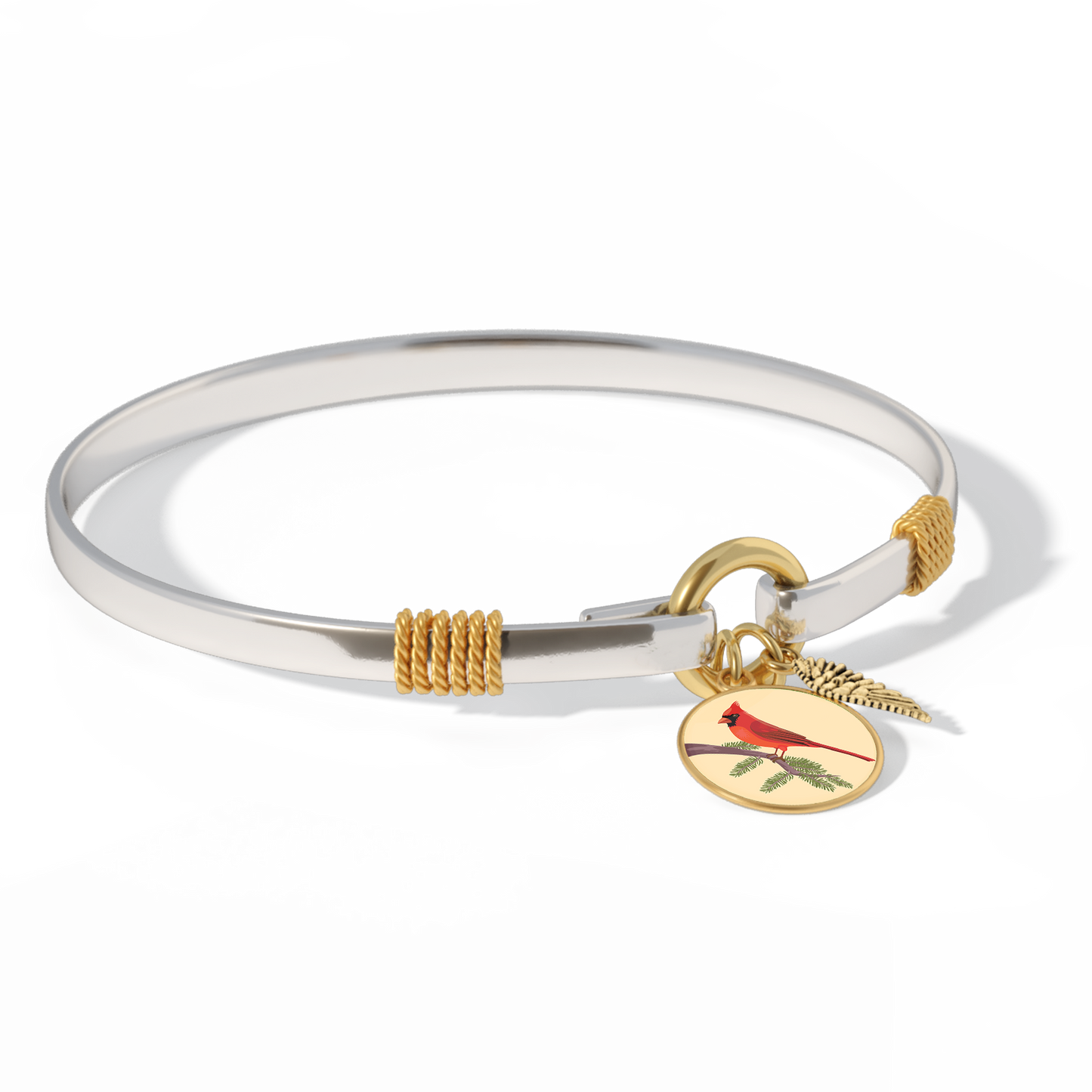 Cardinal - Two-Tone Custom Charm Bracelet