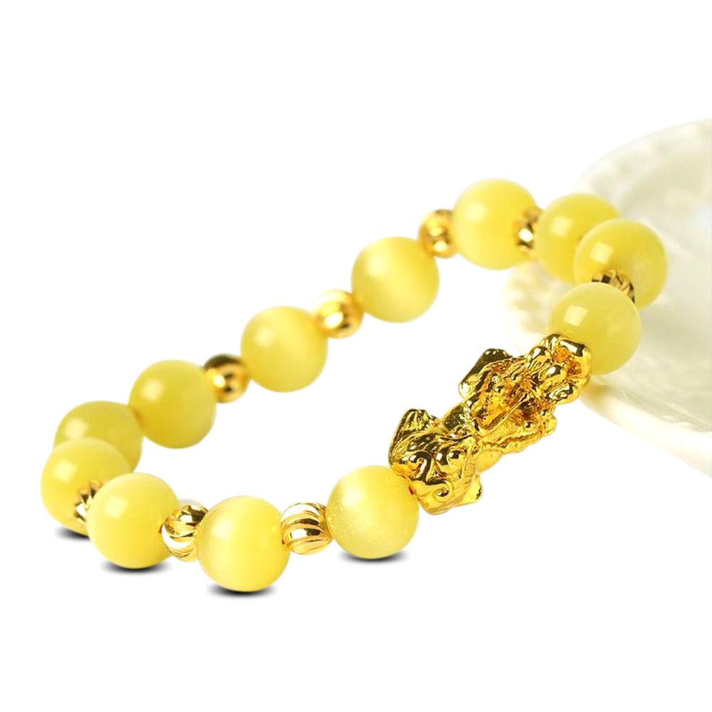Wealth & Fortune Citrine Piyao Bracelet