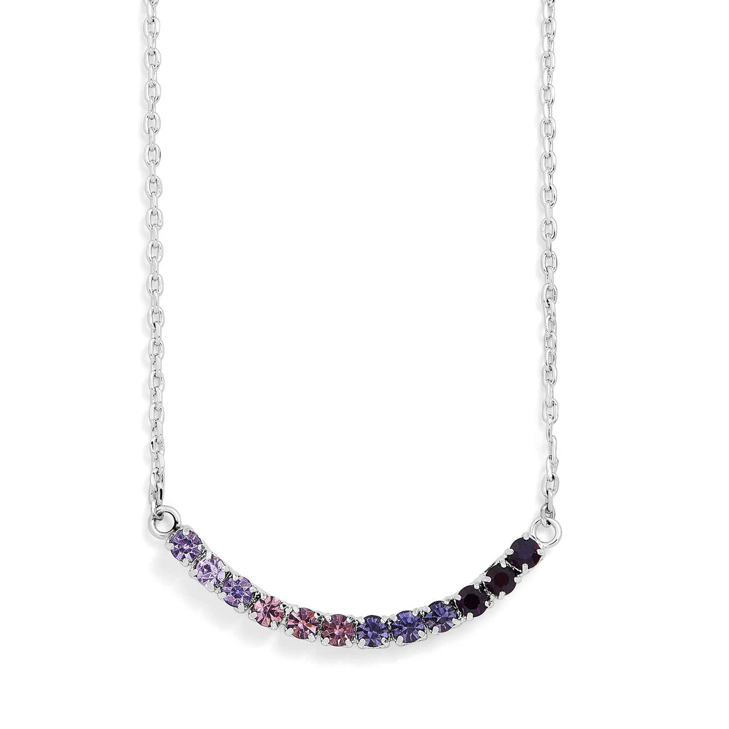 Collier à grappes de couleurs significatives