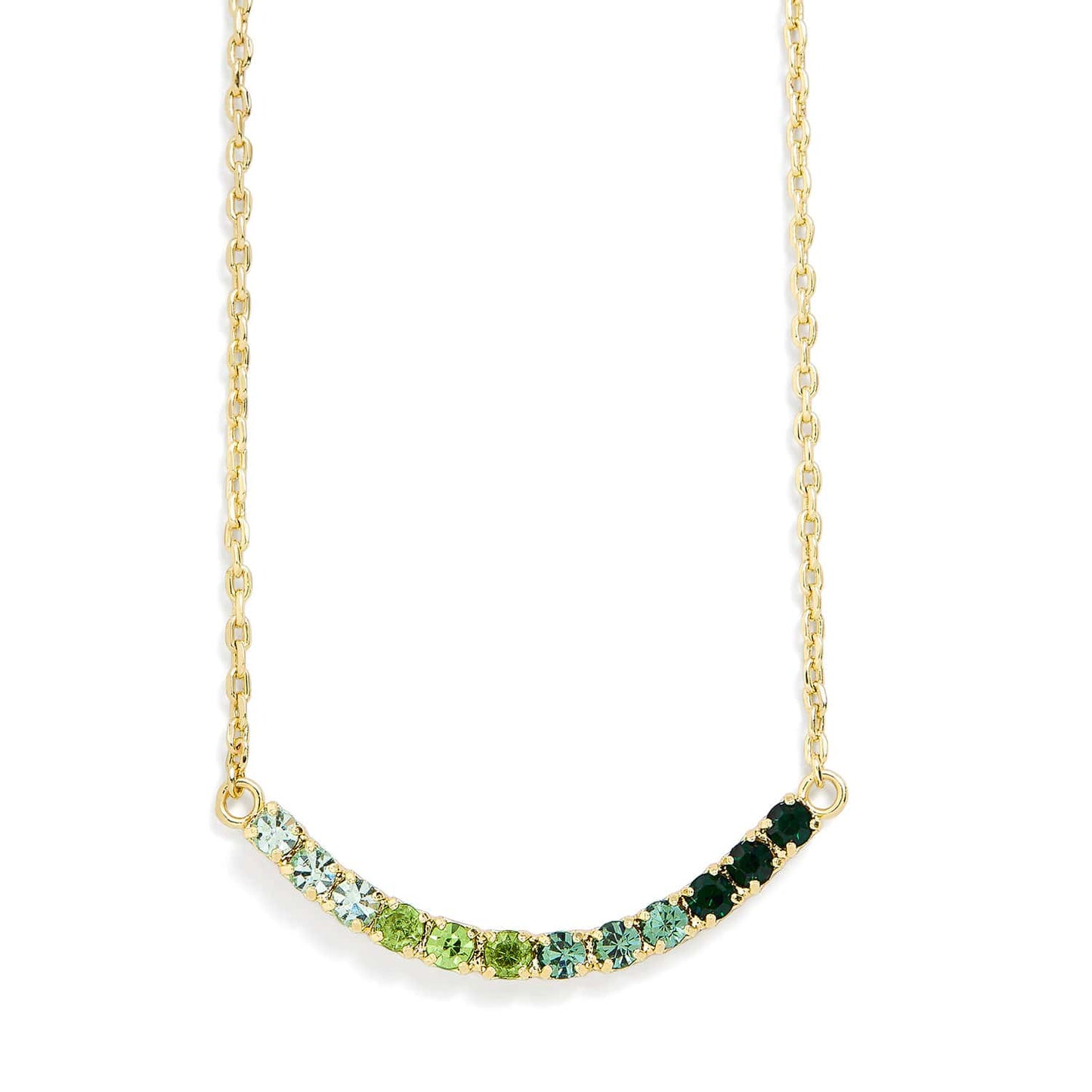 Collier à grappes de couleurs significatives