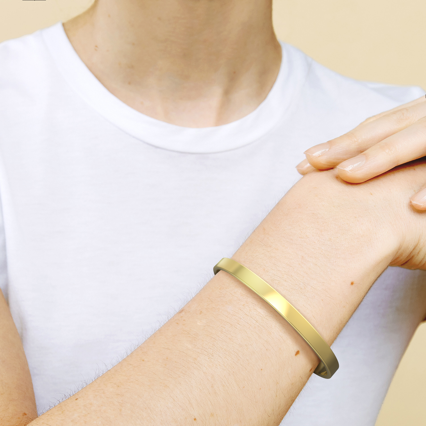 Mama Bear & Her Baby Bears Engraved Cuff Bracelet