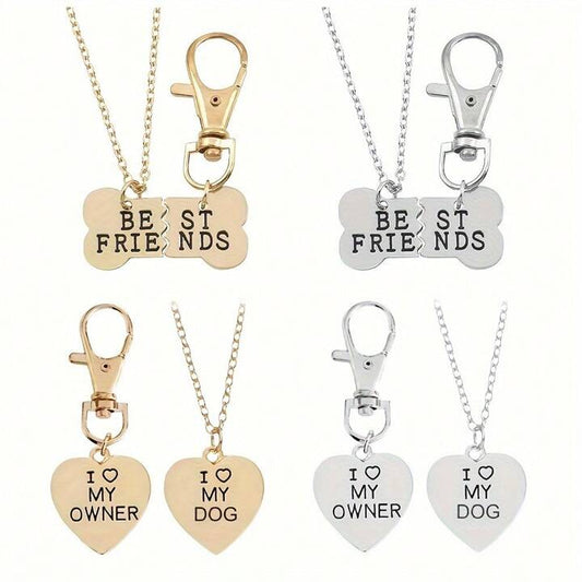 Finding Emotional Comfort with a Dog in Necklace
