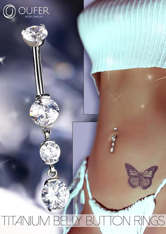 Timeless Keepsakes: The Allure of Titanium Belly Button Rings