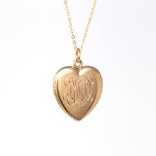 A Glimpse of Forever: The Gold Heart Locket Necklace