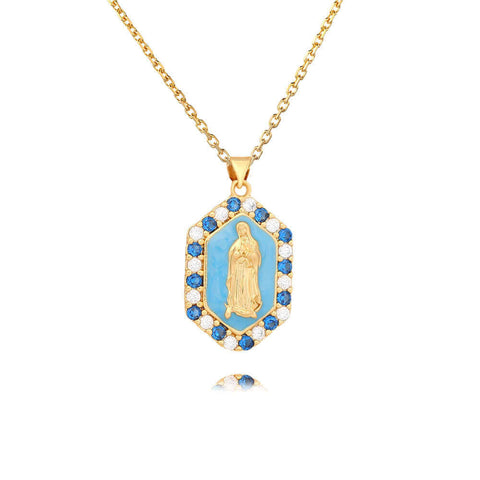 A Symbol of Devotion: The Timeless Virgen de Guadalupe Necklace