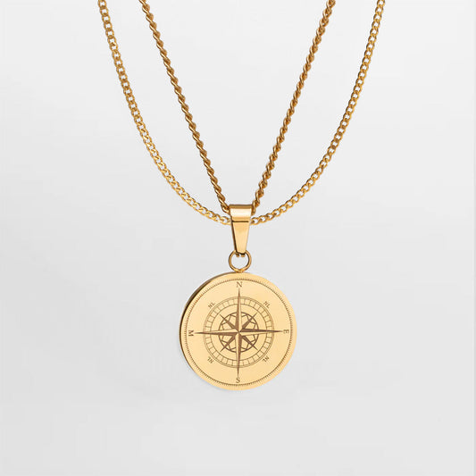 Compass + Minimal Bundle - Gold-toned