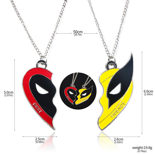 Deadpool and Wolverine Necklace