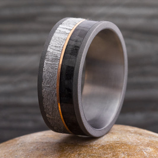 The Timeless Significance of Ring Carbon Fiber Meteorite in Commemorative Jewelry