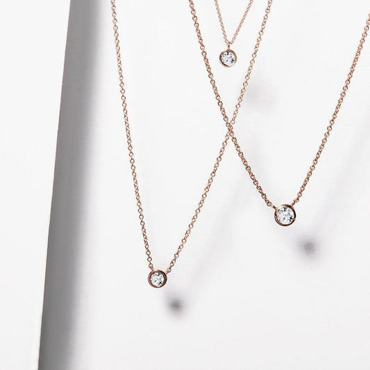 Embracing Nature: The Story of Diamond Bezel Necklaces in Plant Aesthetics