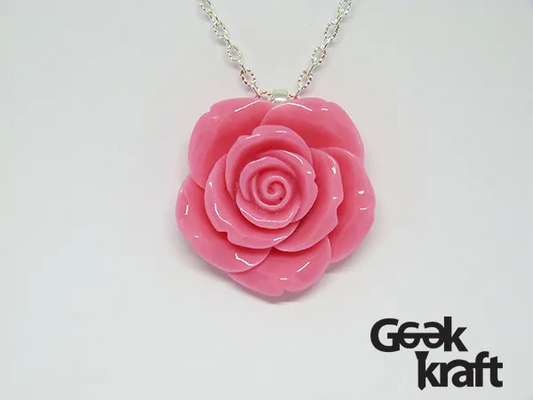 Exploring the Creative Market for Acrylic Rose Ace Charm Pendants