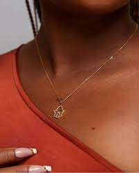 Hamsa necklace