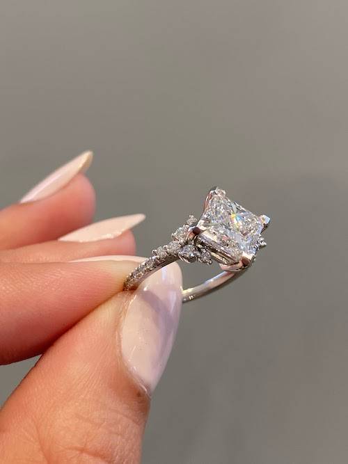 The Art of Creative Customization: Square Diamond Rings