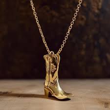 The Cowboy Boot Necklace: A Timeless Symbol of Elegance and Heritage