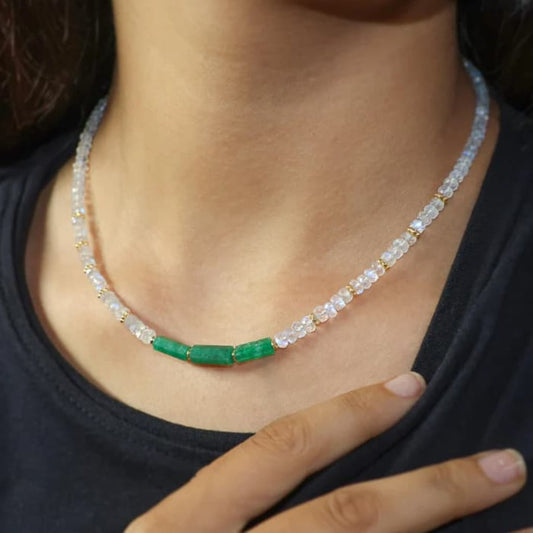 The Enchanting Journey of Moonstone Necklaces: Unfolding Emotions