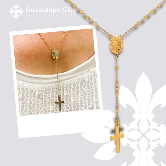 The Gold Rosary Necklace: A Symbol of Faith and Memory