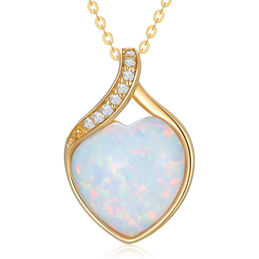 The Timeless Allure of an Opal Necklace in Gold