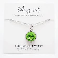 Timeless Beauty: Why an August Birthstone Necklace Matters