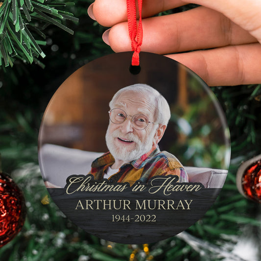 Timeless Elegance: Memorial Christmas Ornaments with Photos