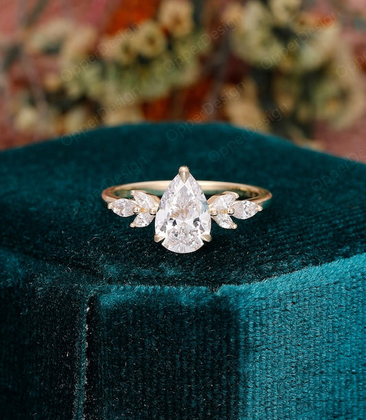 Timeless Elegance: The Teardrop Engagement Ring Experience