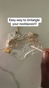 Untangling Memories: The Art of Untangling a Necklace