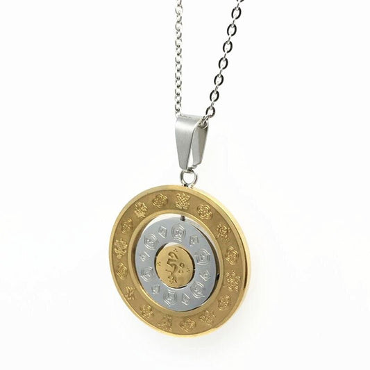 Career Path Guide Rotating Constellation Chart Necklace
