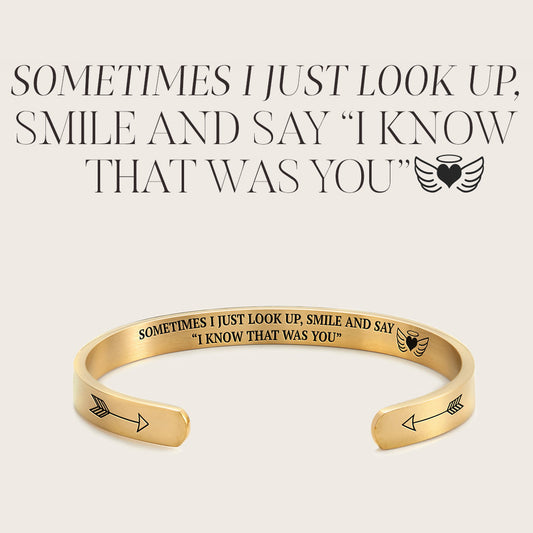 I Know That Was You Cuff Bracelet