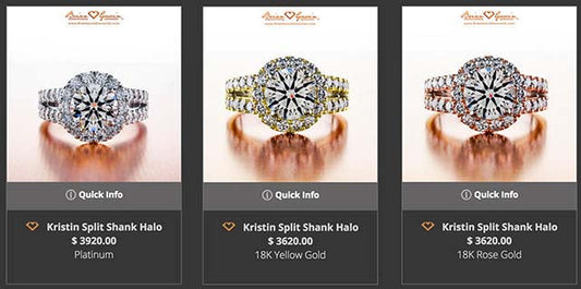 The Impact of Color on Engagement Ring Sets