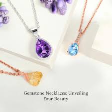 gem necklaces