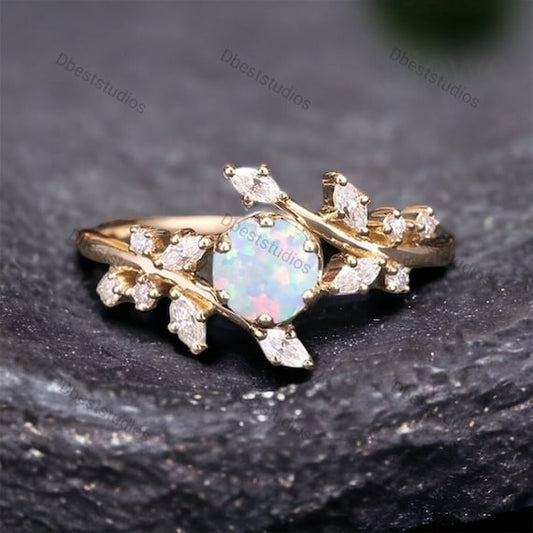 The Allure of Opal Diamond Rings in Natural Jewelry