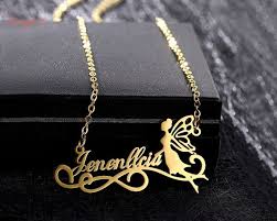 long gold necklace