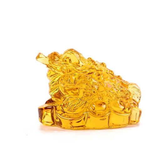 Wealth Citrine Coin Toad Lucky Ornament