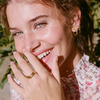 Bague Courbe Vermeil