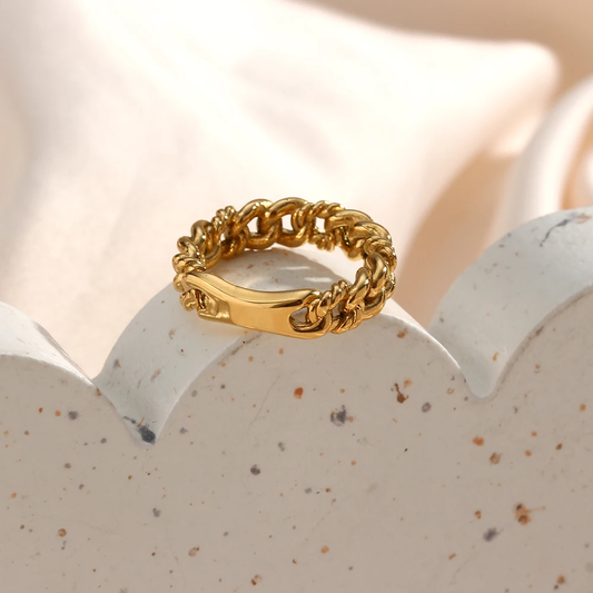 Anneau à maillons de chaîne