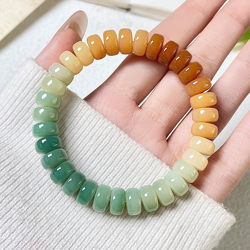 New Multi-color Flake Bodhi Bracelet（10*7MM）