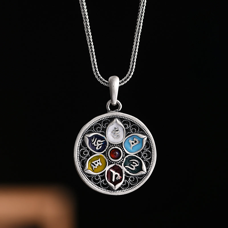 Pure Silver Safety Buckle Pendant