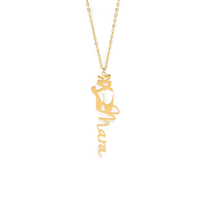 Ballet Shoes Name Necklace