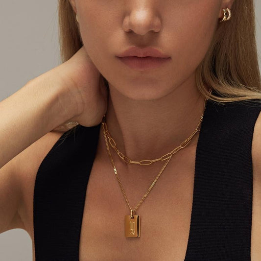 Collier à maillons en corde