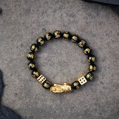 Debt Relief & Gambling Feng Shui Pixiu Bracelet - Maximum Success