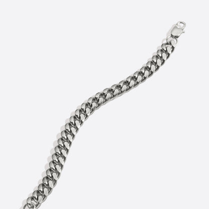 Bracelet à maillons cubains de 10 mm