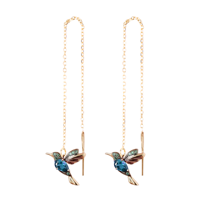 Hummingbird Drop Earrings