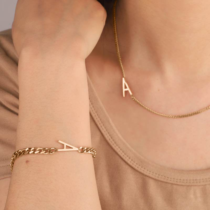 Le bracelet initial fin