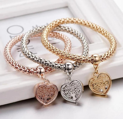 Baum des Lebens – Limitierte Auflage Herz-Charm-Armband