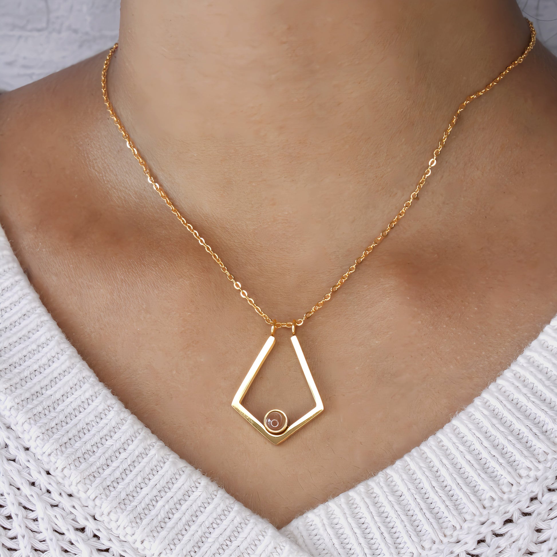 Special Pendant Projection Necklace - Wear fortune