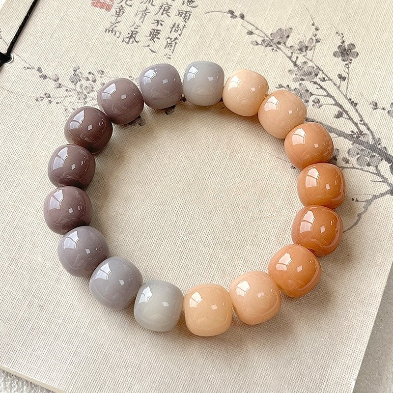 New Multi-color Bodhi Bracelet（12mm）