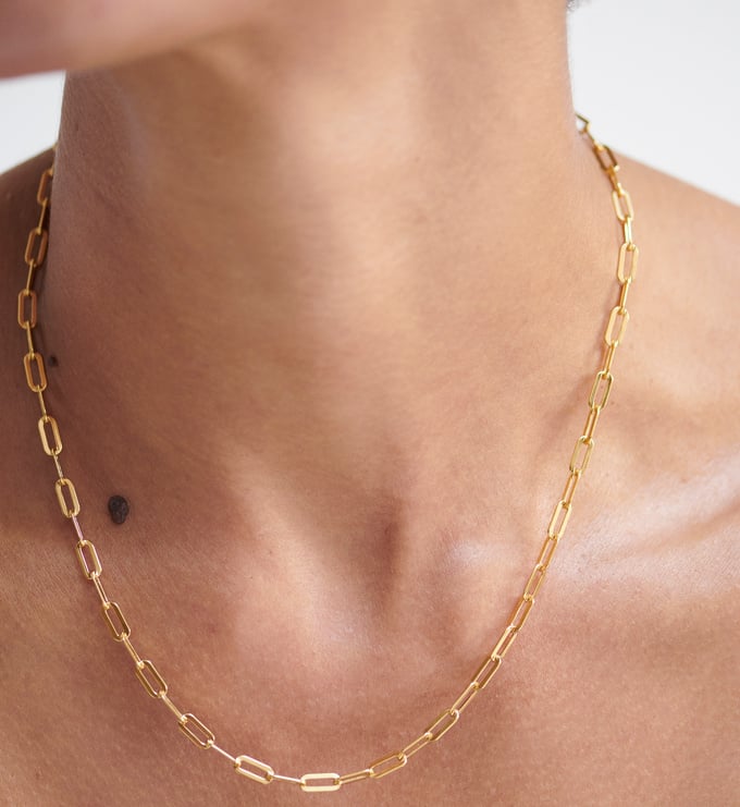 Collier chaîne trombone Paradiso
