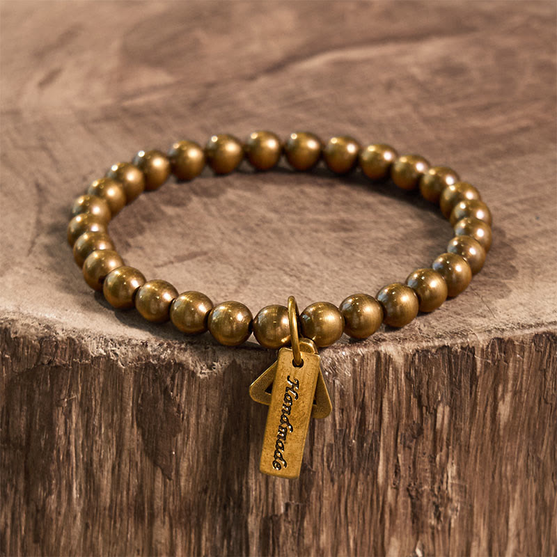 Buddha Stones Kupferperlen Balance Armband 